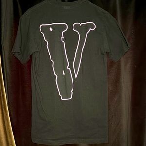 Rare Premium V-LONE Black/Purple/Pink Tee (Size: M)